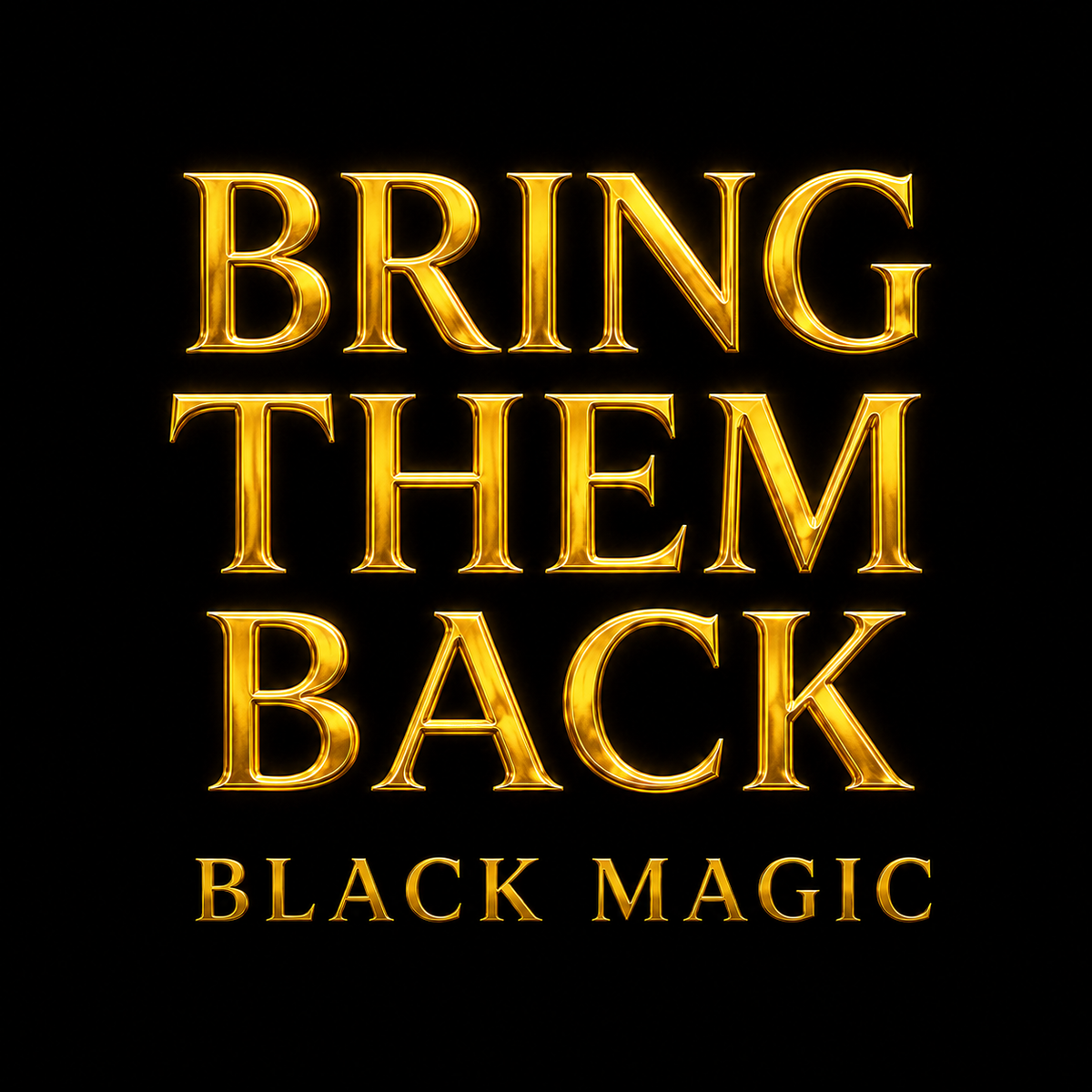 BRING THEM BACK — SALLOS RECONCILIATION RITUAL