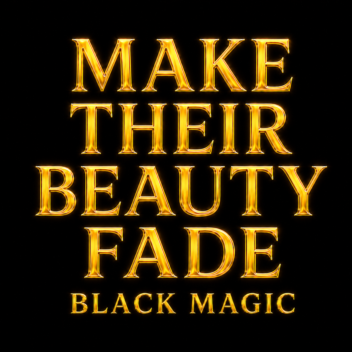 MAKE THEIR BEAUTY FADE — RAUM GLAMOUR CURSE