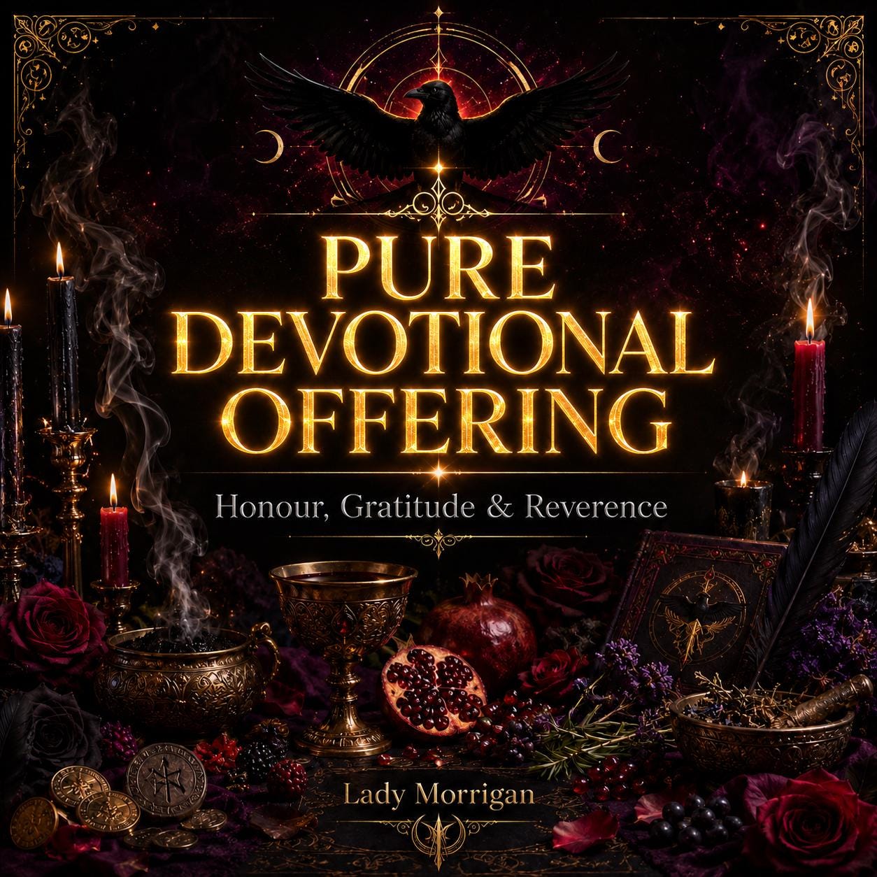 Pure Devotional Offering to Demon, Deity or Spirit | Honour, Gratitude & Reverence Ritual | Includes Offering Guide