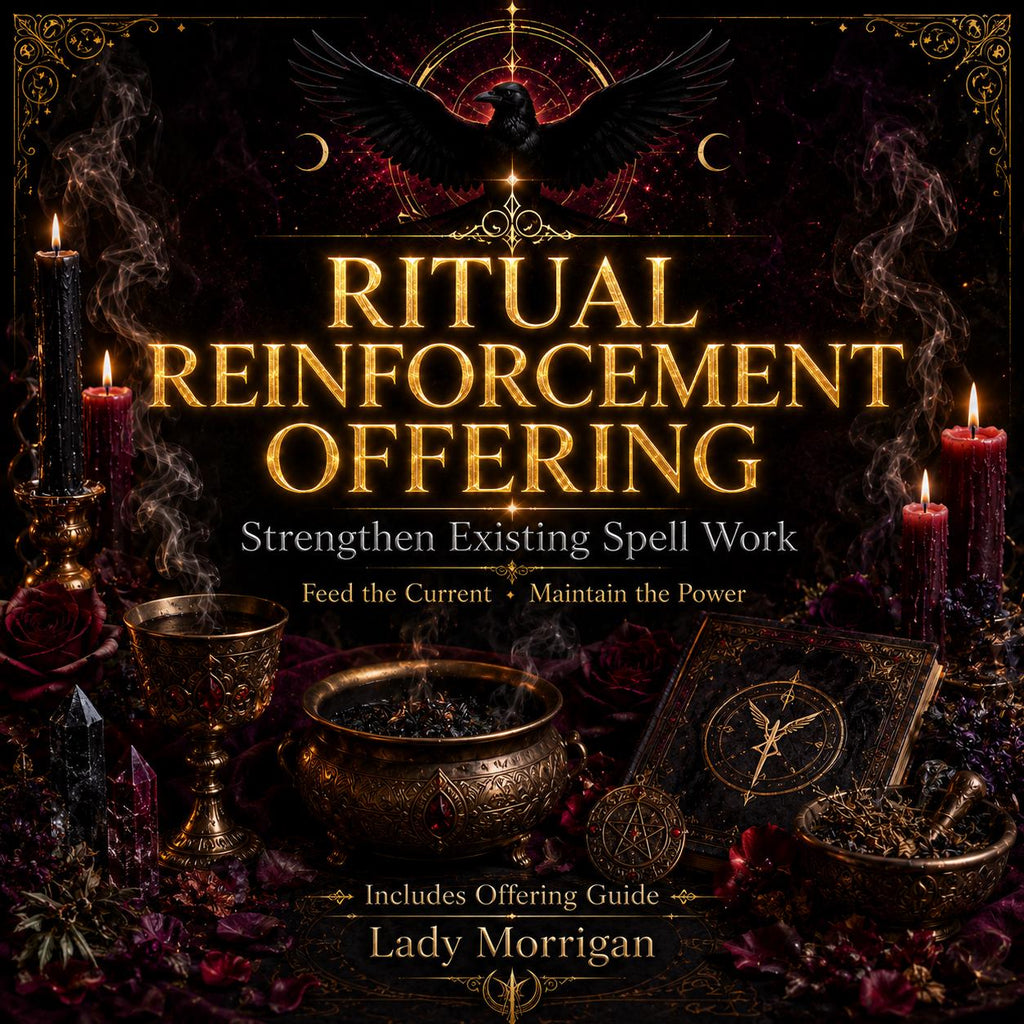 Ritual Reinforcement Offering to Demon, Deity or Spirit | Strengthen Existing Spell Work | Includes Offering Guide