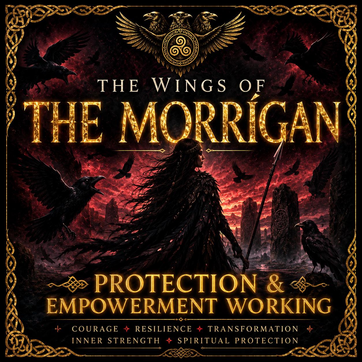 The Wings of The Morrígan | Celtic Protection & Empowerment Working | Courage, Strength and Spiritual Protection
