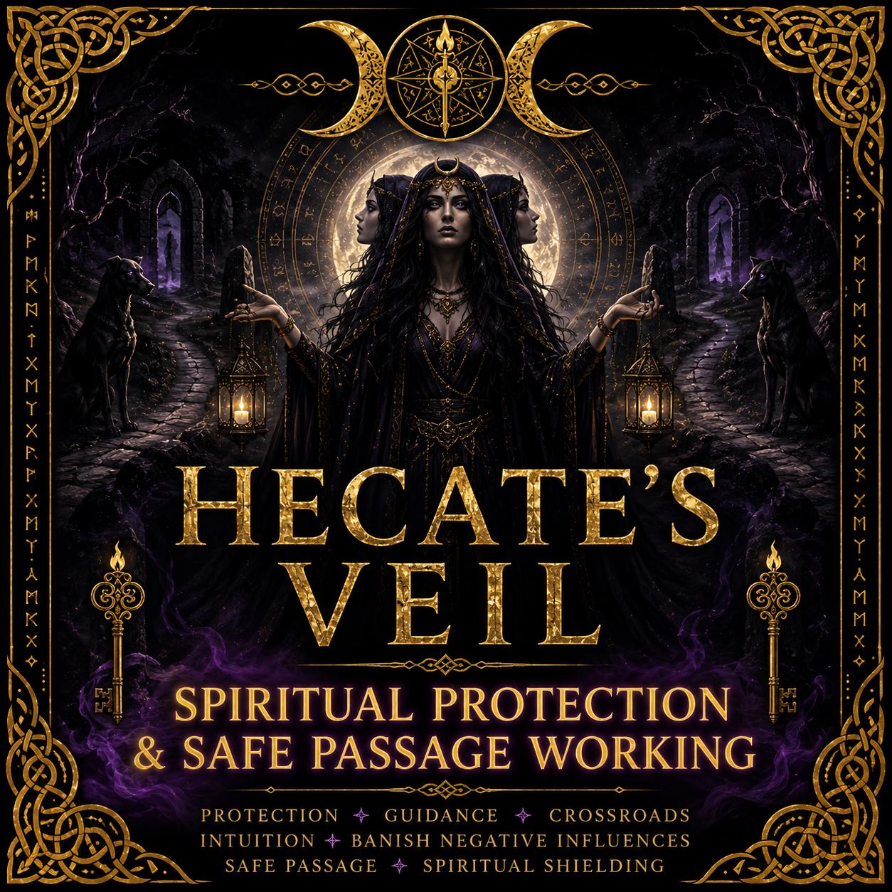 Hecate's Veil | Hecate Protection Working | Spiritual Protection, Safe Passage & Guidance