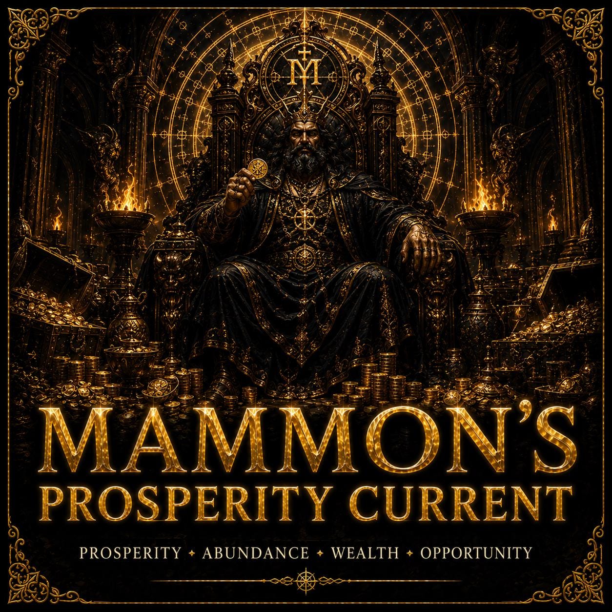 Mammon Offering Ritual | Demon of Wealth Money & Prosperity | Financial Alignment Working Increase Income Abundance - Guide Book