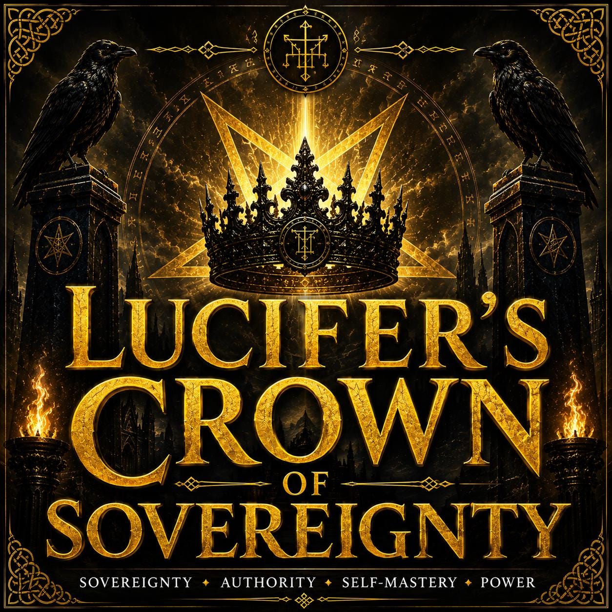 Lucifer's Crown of Sovereignty | Personal Power, Leadership & Self-Mastery | Distance Spiritual Service