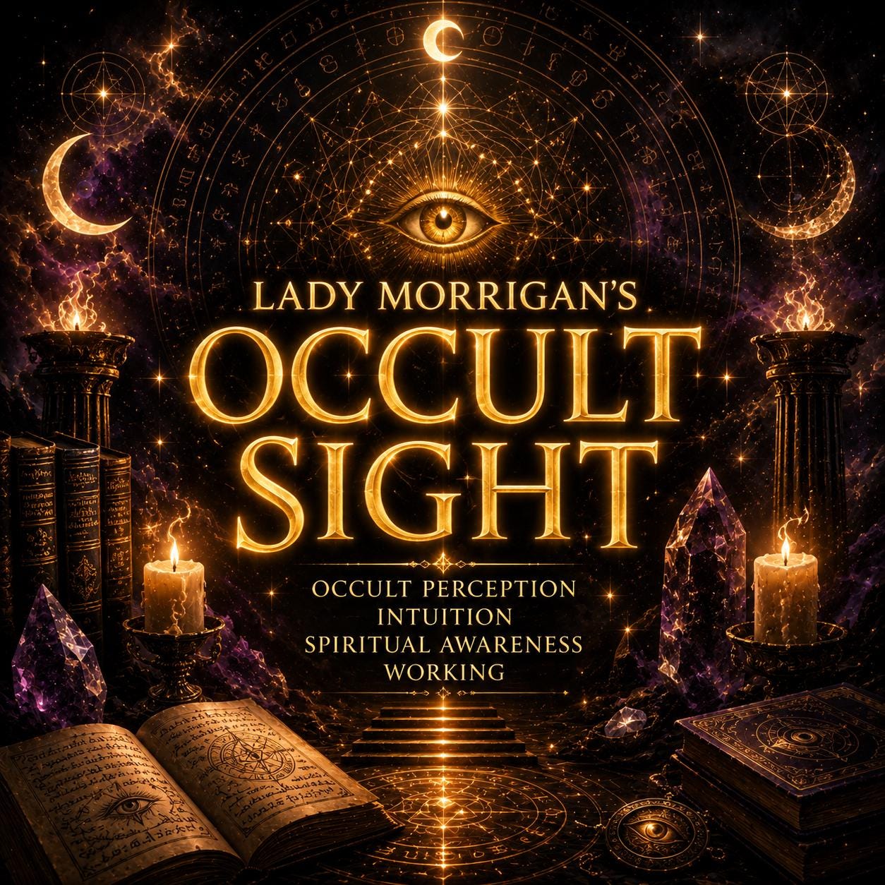 Lady Morrigan's Occult Sight | Spiritual Awareness, Intuition, Psychic Development & Divination Working | Distance Spiritual Service