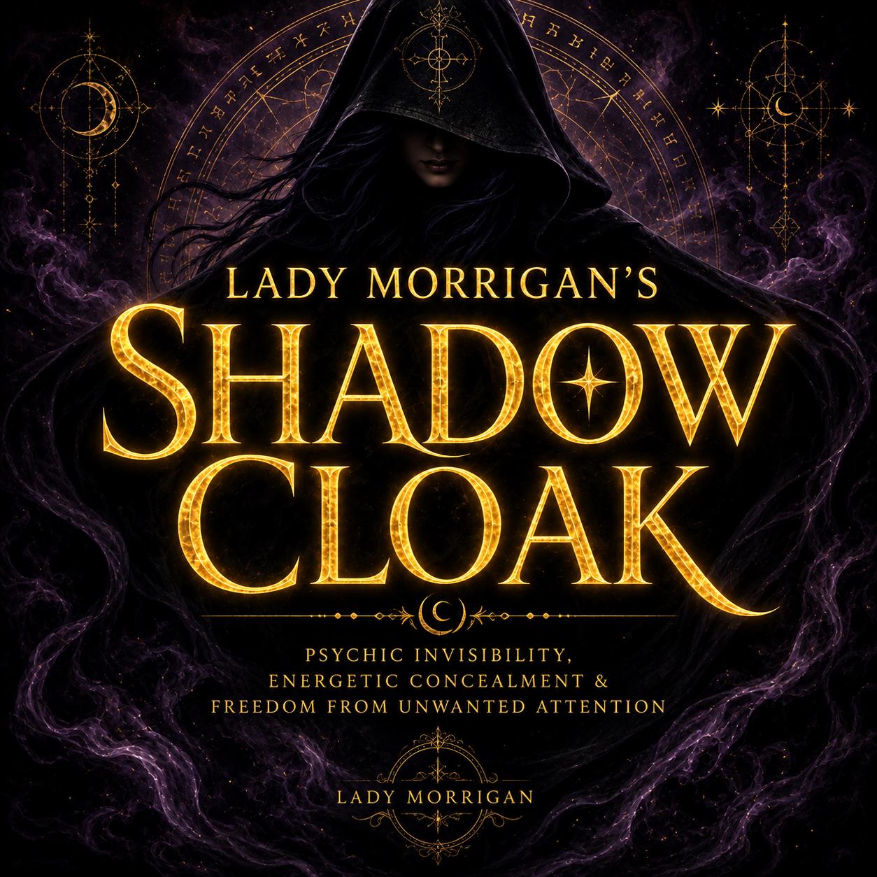 Lady Morrigan's Shadow Cloak | Psychic Invisibility, Energetic Concealment & Freedom from Unwanted Attention Working