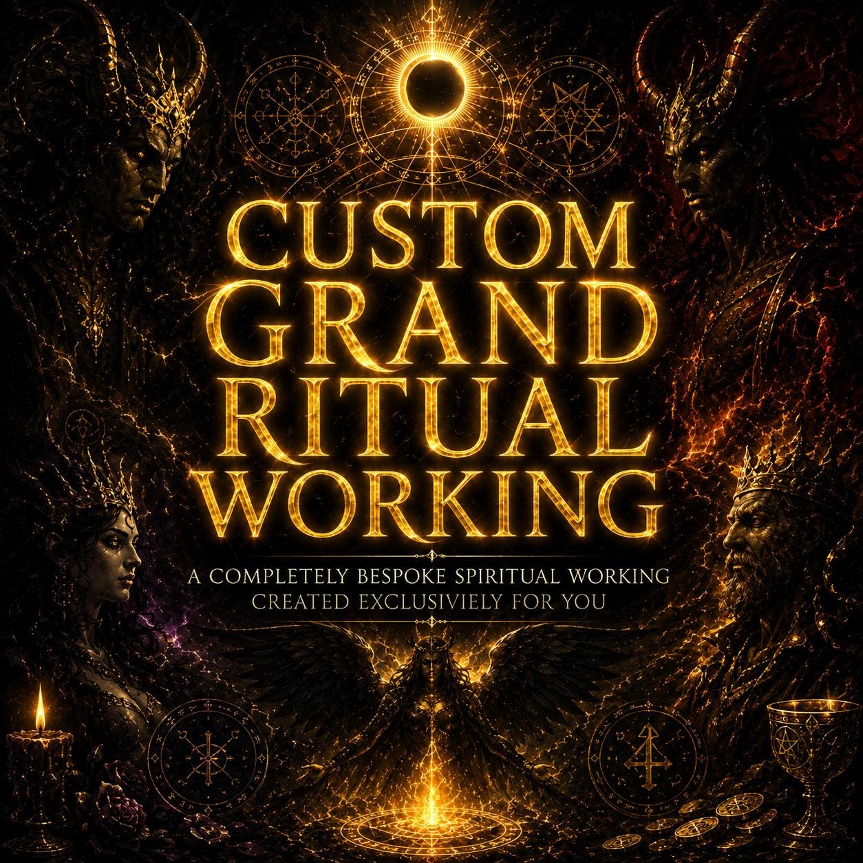 Custom Grand Ritual Working | Bespoke Personalised Spiritual Working | Lady Morrigan