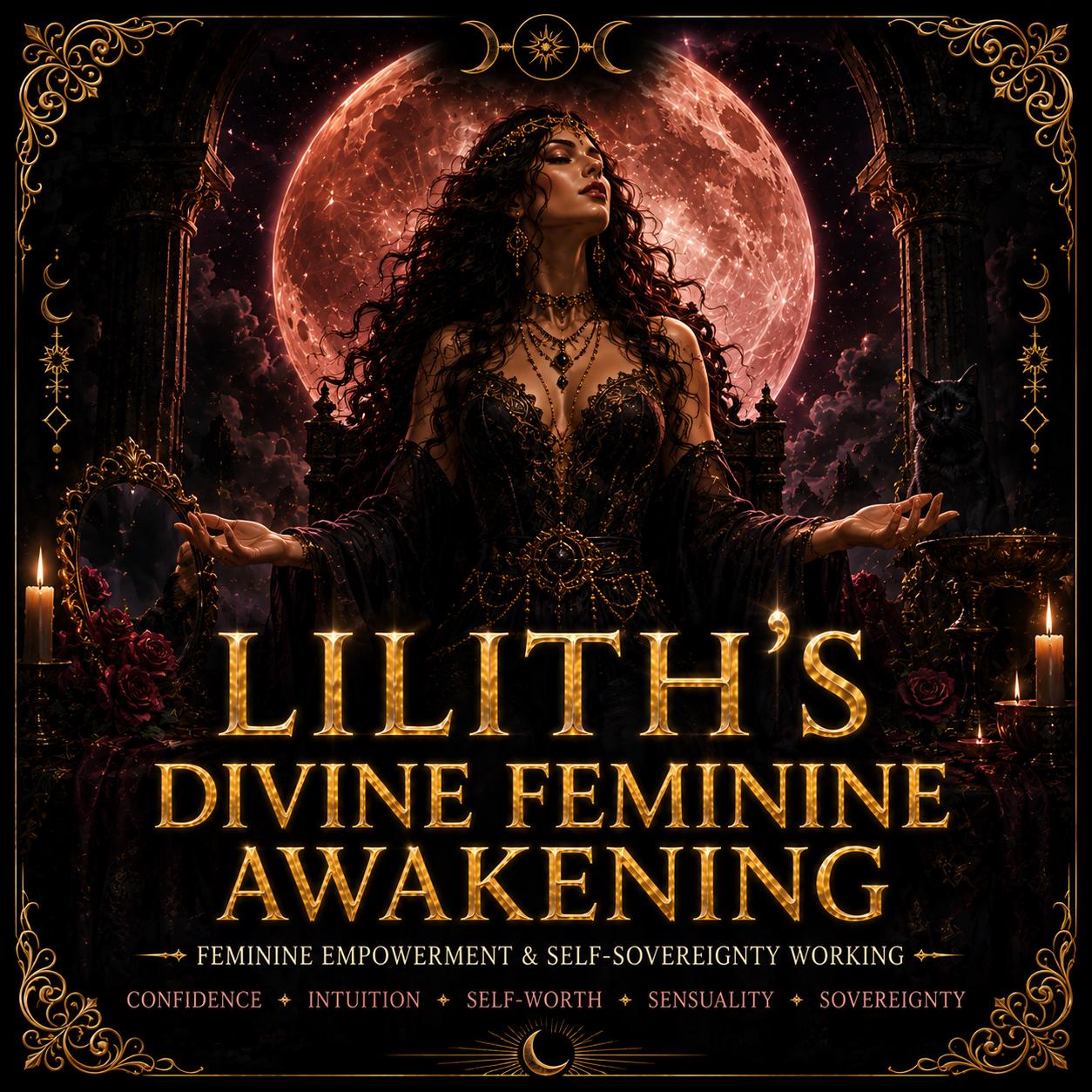 Lilith's Divine Feminine Awakening | Feminine Empowerment and Self-Sovereignty Working | Confidence, Intuition & Inner Strength