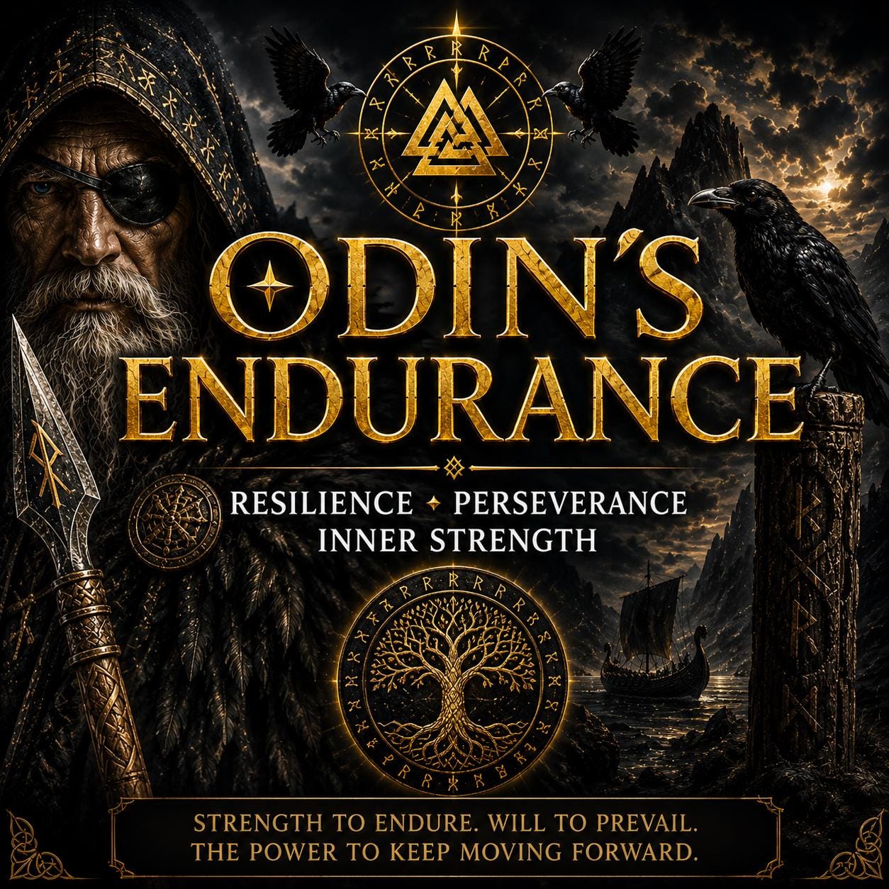 Odin's Endurance | Norse Working for Resilience, Inner Strength, Perseverance, Discipline & Determination