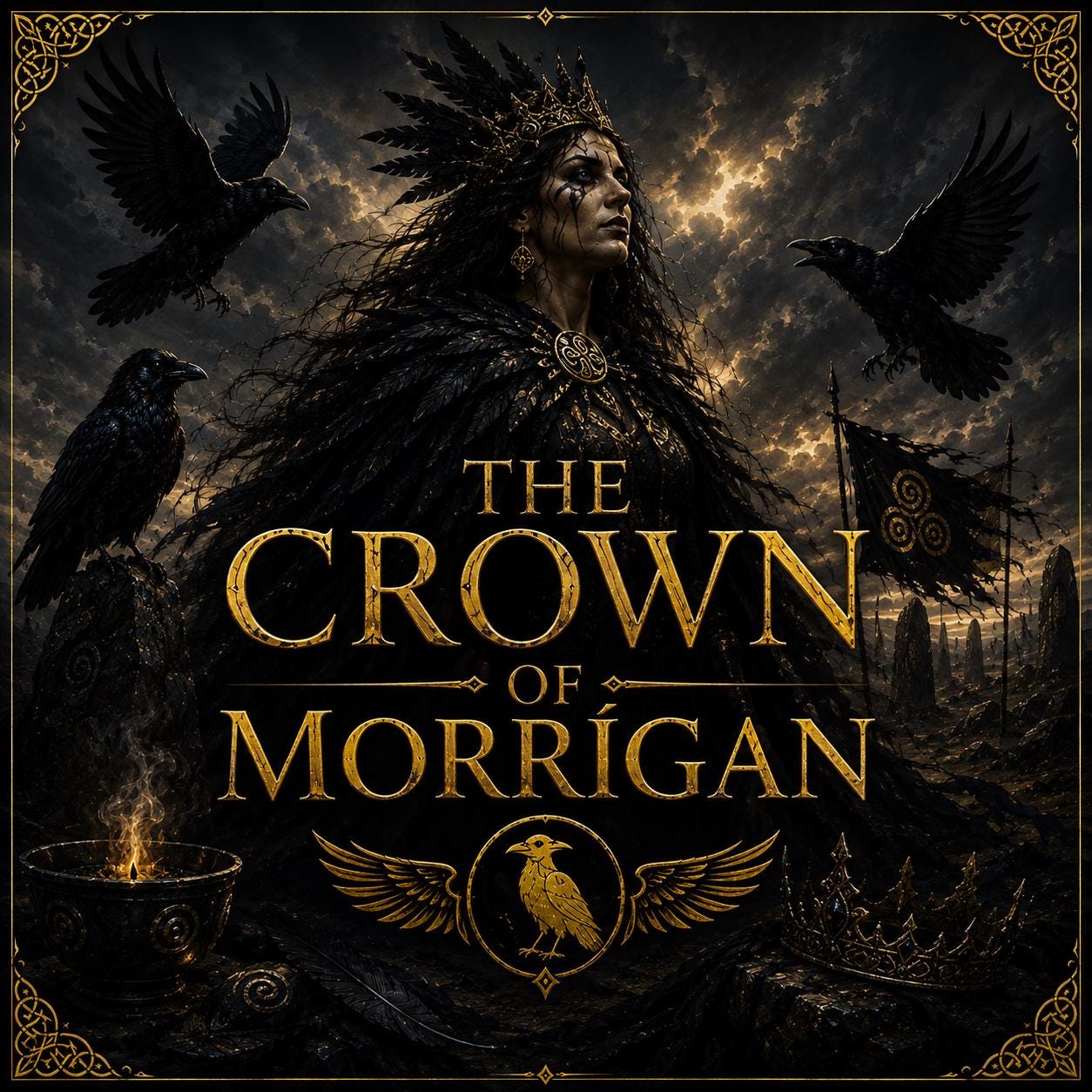 The Crown of The Morrígan | Sovereignty, Leadership & Personal Authority Working | Distance Spiritual Service